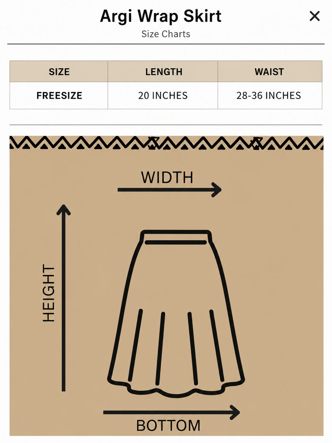 Argi Wrap Skirt